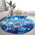 Greenland Hometown Round Carpet Land of Ice Land of Wonder Land of Heart
