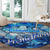 Greenland Hometown Round Carpet Land of Ice Land of Wonder Land of Heart