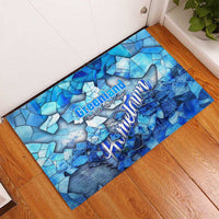 Greenland Hometown Rubber Doormat Land of Ice Land of Wonder Land of Heart