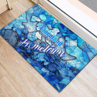 Greenland Hometown Rubber Doormat Land of Ice Land of Wonder Land of Heart