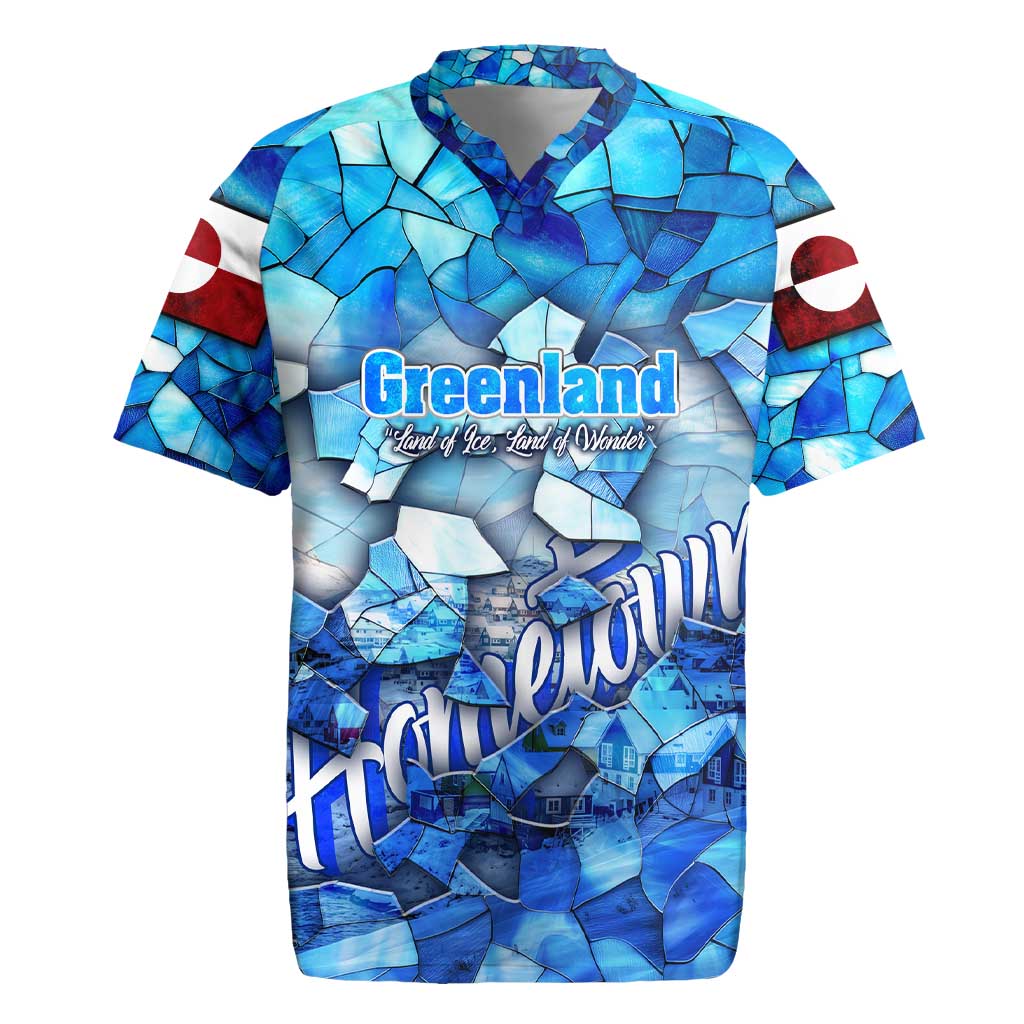 Greenland Hometown Rugby Jersey Land of Ice Land of Wonder Land of Heart