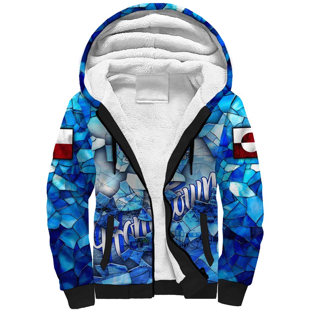Greenland Hometown Sherpa Hoodie Land of Ice Land of Wonder Land of Heart
