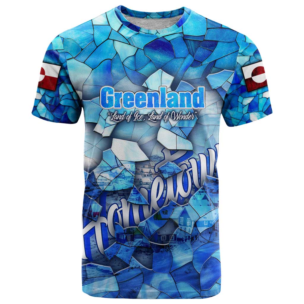 Greenland Hometown T Shirt Land of Ice Land of Wonder Land of Heart