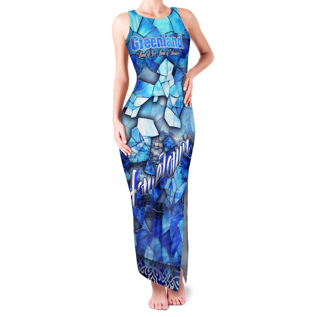 Greenland Hometown Tank Maxi Dress Land of Ice Land of Wonder Land of Heart
