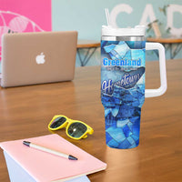 Greenland Hometown Tumbler With Handle Land of Ice Land of Wonder Land of Heart