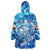 Greenland Hometown Wearable Blanket Hoodie Land of Ice Land of Wonder Land of Heart