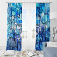 Greenland Hometown Window Curtain Land of Ice Land of Wonder Land of Heart