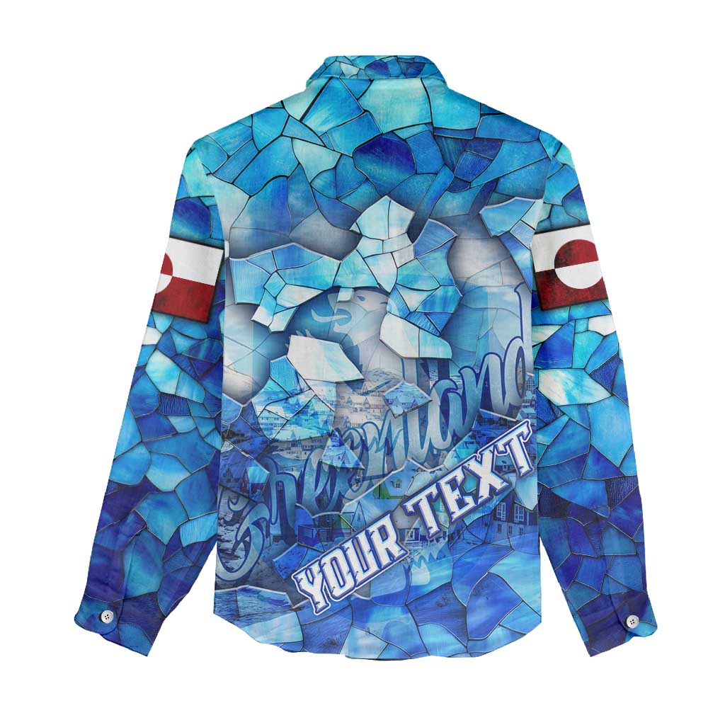 Greenland Hometown Women Casual Shirt Land of Ice Land of Wonder Land of Heart