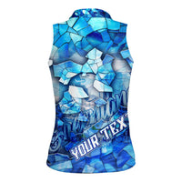 Greenland Hometown Women Sleeveless Polo Shirt Land of Ice Land of Wonder Land of Heart