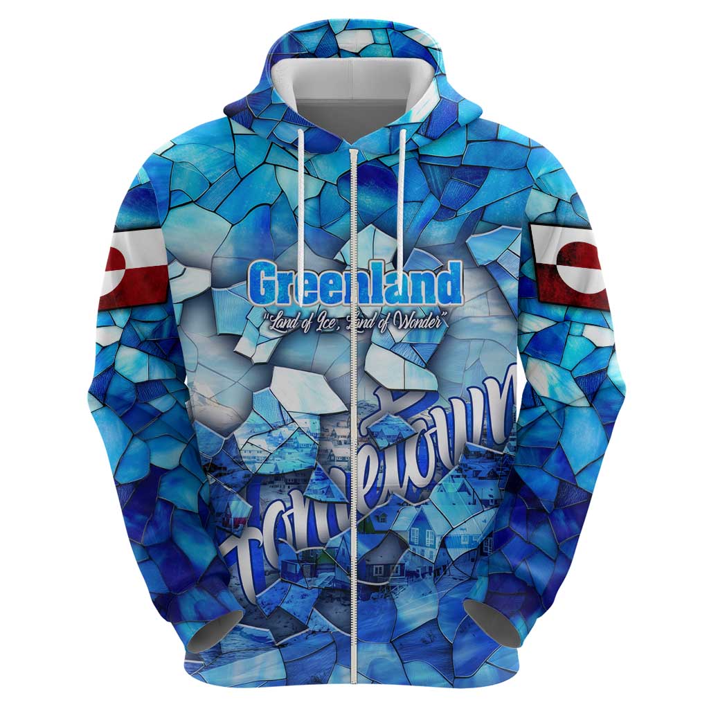 Greenland Hometown Zip Hoodie Land of Ice Land of Wonder Land of Heart