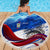 Belize One Flag One Heart Beach Blanket Caribbean Heartbeat - Where Compass Meets Culture