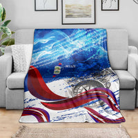 Belize One Flag One Heart Blanket Caribbean Heartbeat - Where Compass Meets Culture