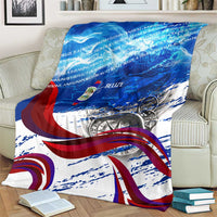 Belize One Flag One Heart Blanket Caribbean Heartbeat - Where Compass Meets Culture