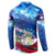 Belize One Flag One Heart Button Sweatshirt Caribbean Heartbeat - Where Compass Meets Culture