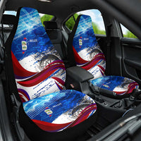 Belize One Flag One Heart Car Seat Cover Caribbean Heartbeat - Where Compass Meets Culture