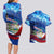 Belize One Flag One Heart Couples Matching Long Sleeve Bodycon Dress and Hawaiian Shirt Caribbean Heartbeat - Where Compass Meets Culture