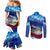 Belize One Flag One Heart Couples Matching Mermaid Dress and Long Sleeve Button Shirt Caribbean Heartbeat - Where Compass Meets Culture