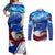 Belize One Flag One Heart Couples Matching Off Shoulder Maxi Dress and Long Sleeve Button Shirt Caribbean Heartbeat - Where Compass Meets Culture