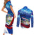Belize One Flag One Heart Couples Matching Short Sleeve Bodycon Dress and Long Sleeve Button Shirt Caribbean Heartbeat - Where Compass Meets Culture
