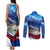 Belize One Flag One Heart Couples Matching Tank Maxi Dress and Long Sleeve Button Shirt Caribbean Heartbeat - Where Compass Meets Culture