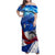 Belize One Flag One Heart Family Matching Off Shoulder Maxi Dress and Hawaiian Shirt Caribbean Heartbeat - Where Compass Meets Culture
