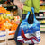 Belize One Flag One Heart Grocery Bag Caribbean Heartbeat - Where Compass Meets Culture