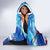 Belize One Flag One Heart Hooded Blanket Caribbean Heartbeat - Where Compass Meets Culture