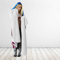 Belize One Flag One Heart Hooded Blanket Caribbean Heartbeat - Where Compass Meets Culture