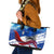 Belize One Flag One Heart Leather Tote Bag Caribbean Heartbeat - Where Compass Meets Culture