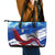Belize One Flag One Heart Leather Tote Bag Caribbean Heartbeat - Where Compass Meets Culture