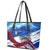 Belize One Flag One Heart Leather Tote Bag Caribbean Heartbeat - Where Compass Meets Culture