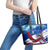 Belize One Flag One Heart Leather Tote Bag Caribbean Heartbeat - Where Compass Meets Culture