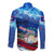 Belize One Flag One Heart Long Sleeve Button Shirt Caribbean Heartbeat - Where Compass Meets Culture