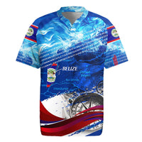 Belize One Flag One Heart Rugby Jersey Caribbean Heartbeat - Where Compass Meets Culture