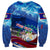 Belize One Flag One Heart Sweatshirt Caribbean Heartbeat - Where Compass Meets Culture