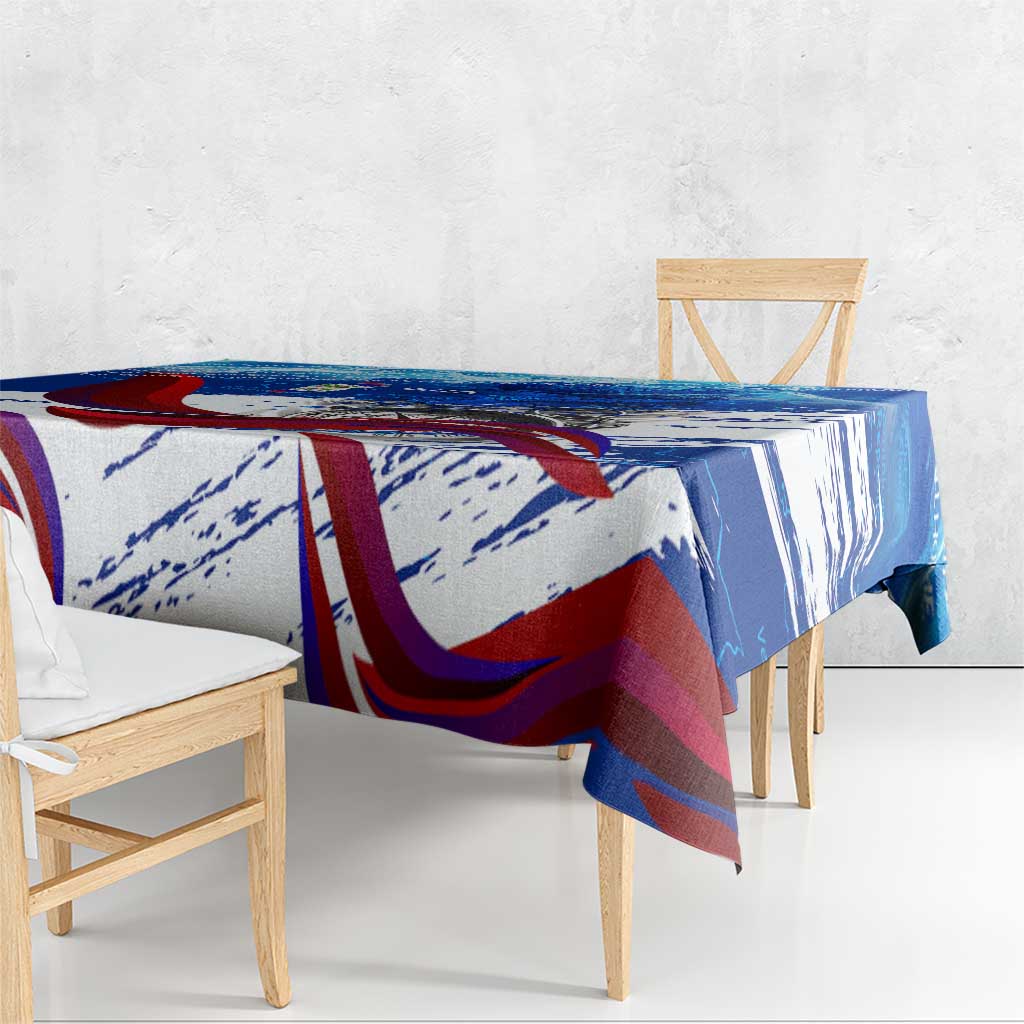 Belize One Flag One Heart Tablecloth Caribbean Heartbeat - Where Compass Meets Culture