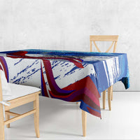 Belize One Flag One Heart Tablecloth Caribbean Heartbeat - Where Compass Meets Culture