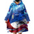 Belize One Flag One Heart Wearable Blanket Hoodie Caribbean Heartbeat - Where Compass Meets Culture