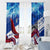 Belize One Flag One Heart Window Curtain Caribbean Heartbeat - Where Compass Meets Culture