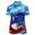 Belize One Flag One Heart Women Polo Shirt Caribbean Heartbeat - Where Compass Meets Culture