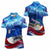 Belize One Flag One Heart Women Polo Shirt Caribbean Heartbeat - Where Compass Meets Culture
