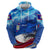 Belize One Flag One Heart Zip Hoodie Caribbean Heartbeat - Where Compass Meets Culture