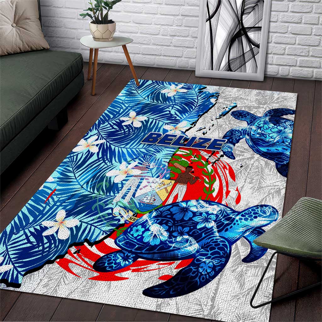 Sea Turtle Belize Area Rug Ocean Soul Tropical Spirit