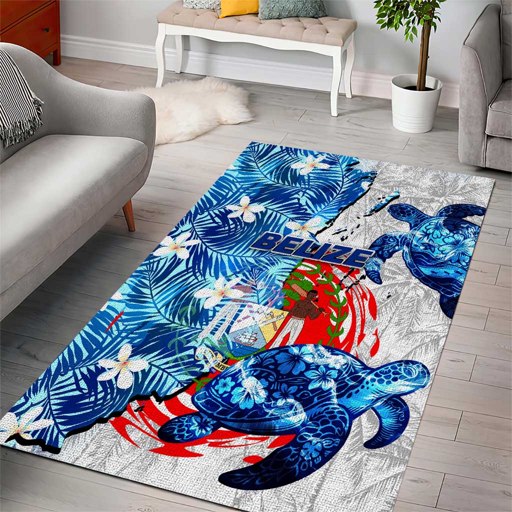 Sea Turtle Belize Area Rug Ocean Soul Tropical Spirit