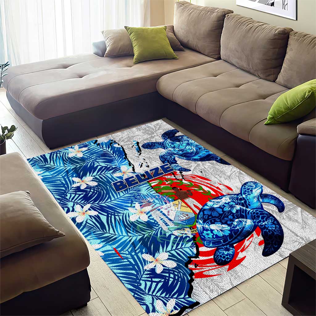 Sea Turtle Belize Area Rug Ocean Soul Tropical Spirit