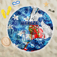 Sea Turtle Belize Beach Blanket Ocean Soul Tropical Spirit