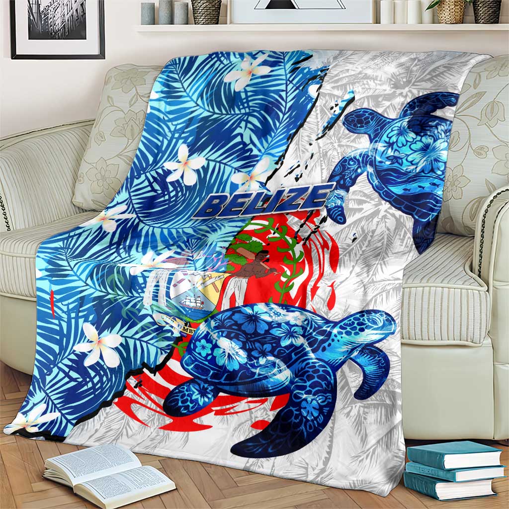Sea Turtle Belize Blanket Ocean Soul Tropical Spirit