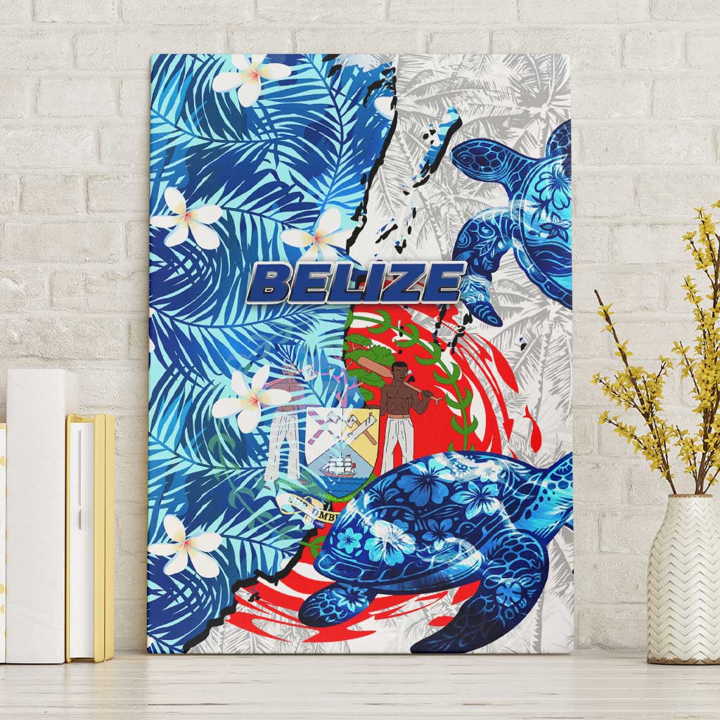 Sea Turtle Belize Canvas Wall Art Ocean Soul Tropical Spirit