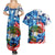 Sea Turtle Belize Couples Matching Summer Maxi Dress and Hawaiian Shirt Ocean Soul Tropical Spirit