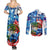 Sea Turtle Belize Couples Matching Summer Maxi Dress and Long Sleeve Button Shirt Ocean Soul Tropical Spirit